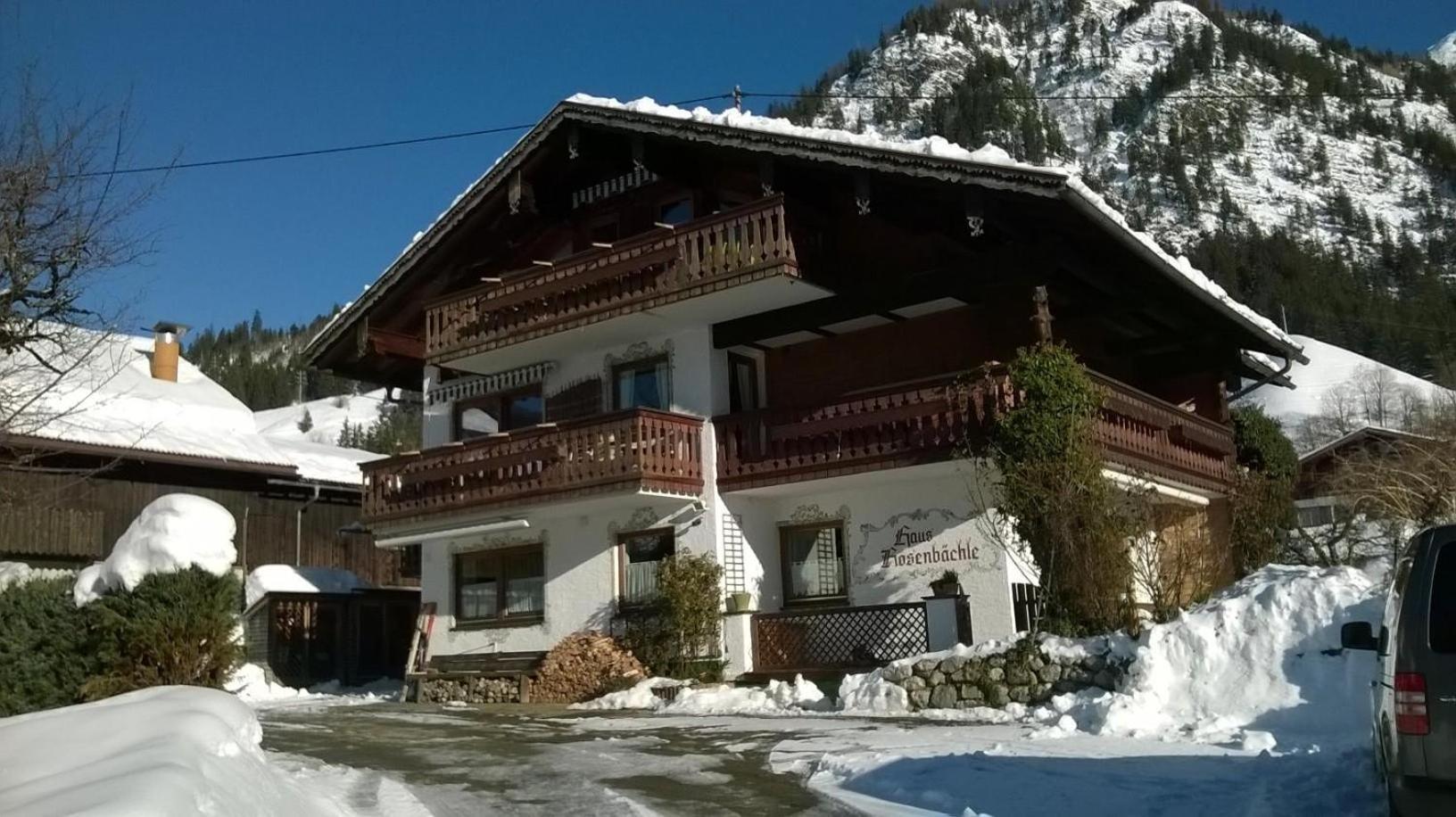 Appartamento Haus Rosenbaechle Bad Hindelang Esterno foto